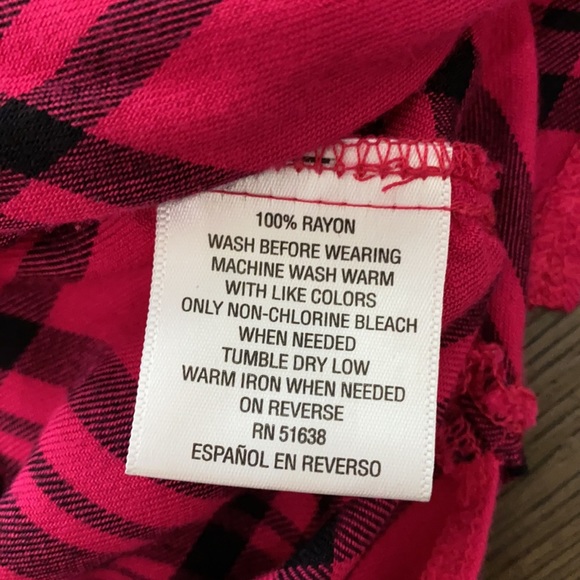 Epic threads short sleeve flannel button down top - Picture 5 of 5